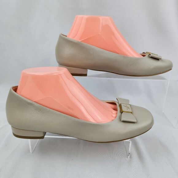 🔸️NWT Nautica "Cliona" Beige Bow Adorned Ballet Flats Size 8.5 - Picture 5 of 10